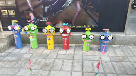 武宣商业区彩绘