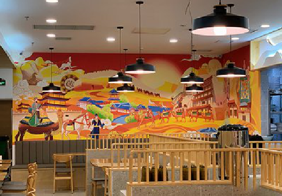 武宣商业空间彩绘介绍。