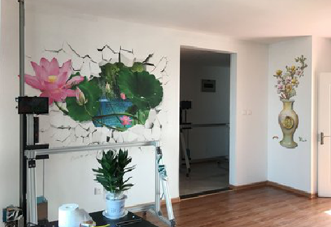 武宣墙体彩绘相比墙纸的优势。