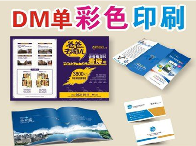 武宣单页印刷，色彩搭配简单。