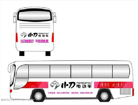 武宣公交车身贴如何完美贴合？