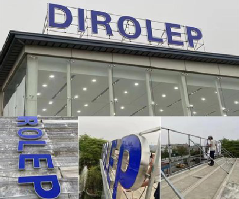 武宣楼顶发光字安装的注意事项。